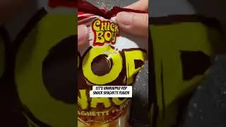 Let&rsquo;s Unwrapped Pop Snack Spaghetti Flavor #shorts #satisfying #yummy #pop #snacks
