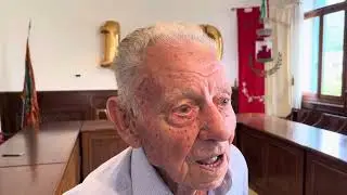 Alfonso Forner, neo centenario di Castelcucco festeggiato oggi in Comune