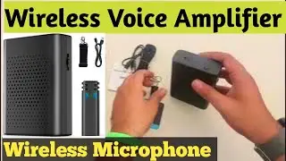 Voice Amplifier for Teachers | Voice Amplifier with Wireless Microphone