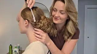 ASMR Perfectionist Bridal Elegant Braided Low Bun Hairstyle With Finishing Touches