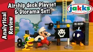 Super Mario, Airship Deck Playset and Diorama Set!