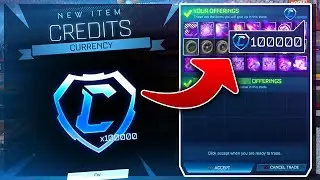 So I put *100,000 CREDITS* on the line... [BIG MISTAKE] - Blind Trading on Rocket League!
