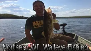 Walleye Fishing Northern WI Lakes For Huge Walleyes!
