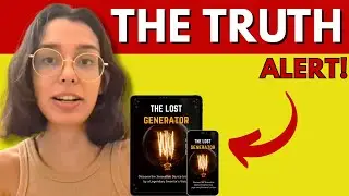 THE LOST GENERATOR - ❌THE LOST GENERATOR REVIEWS ❌⚠️- Build a highly functional homemade generator!!