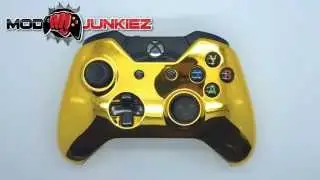 Gold Xbox One Custom Controller from Modjunkiez