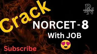 How to Crack NORCET with Job|NORCET 8 Selection strategy#norcet8 #aiimsnorcet #nursingofficer