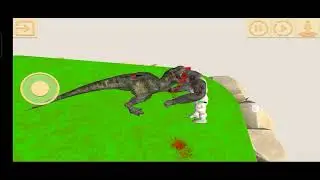 giant ape vs t-rex in animal battle simulator