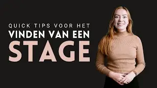 Quick tips voor het vinden van een MBO-stage!
