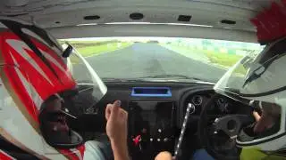 Mike Fitz testing the FC at Mondello Park