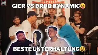 GIER vs DROB DYNAMIC 😛 FREESTYLE RAPBATTLE TOPTIER TAKEOVER 😂 reaction