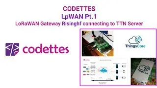 Codettes's Tutorial LpWan Pt.1 Lorawan Gateway Risinghf connecting to TTN Server