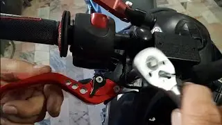 DIY: How to Replace Motorcycle Brake and Clutch Levers! Installing Adjustable Levers!