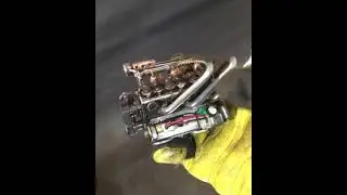 Metal art mini engine