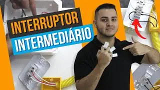 Como ligar INTERRUPTOR INTERMEDIÁRIO (Interruptor FOUR WAY)