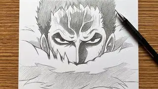 Как нарисовать Катакури из One Piece | Рисование Катакури шаг за шагом | Урок