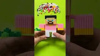 Steve Minecraft by Lego #minecraft #steve #lego #shorts