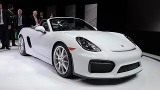 2016 Porsche Boxster Spyder - 2015 New York Auto Show