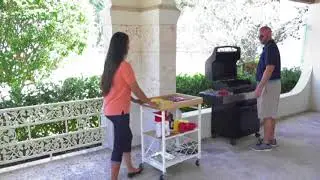 Origami Entertaining Cart  Kitchen use