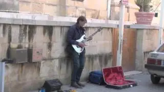Street musicians in Malta