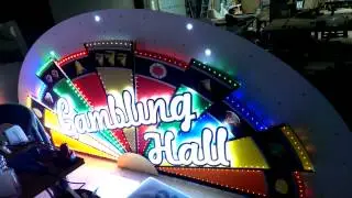 CASINO LED SIGN first testing