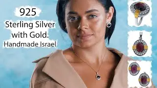 Sterling Silver Jewelry SET 💍925 etsy store 💎Handmade Jewellery israel 💙qvc💎or paz  jewelry business