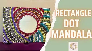 Big, beautiful, and easy to follow | Rectangle Mandala | Gorgeous | Magic | Creative | Art By Turya✨
