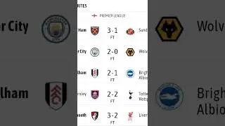 yesterday premier league matches