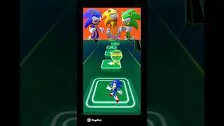 Sonic Plays Tiles Hop &ndash; Multicolor Speedrun! 🌀🎵&rdquo;#Sonic #TilesHop #Shorts #Gaming