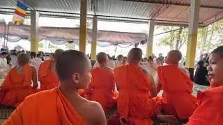 ພິທີ ສົ່ງສະການ 05 ສົບພ້ອມກັນ  ທີ່ປ່າຊ້າ ໂນນສະຫງ່າ @Nonsanga Funeral ceremony 