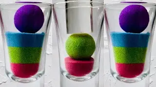 Kinetic Sand Cutting ASMR - So Satisfying! Compilation! #asmr #kineticsand #relaxing #satisfying 