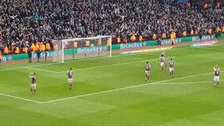 Aston Villa vs Birmingham City 11.02.18 Terry respecting holte end and don't look back in anger