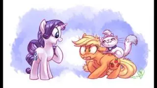MLP:FIM- Rarity and Opal Tribute