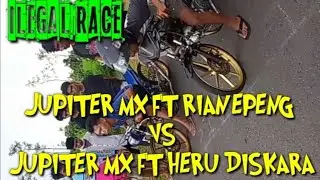 laga panas antara mx #herudiskara  vs mx #rianepeng 🏁🏁🏁 laga ini brlngsung di sircuit...?