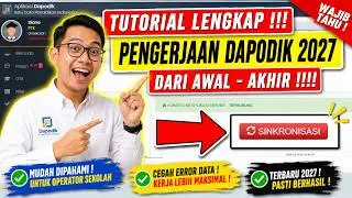 HOW TO COMPLETE DAPODIK 2027 FROM START TO FINISH | EASY - LATEST