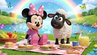 &ldquo;Minnie Mouse & the Black Sheep&rsquo;s Rainbow River Picnic 🌈🐭🐑 | Fun Kids Story&rdquo;