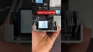 World&rsquo;s Smallest TV? 🤯 #shorts #short #TechNostalgia #RetroTech #SmallestTV #TechShorts