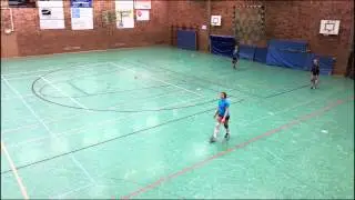 Spielvariante 2:2 3:3 Diagonal im Faustballtraining