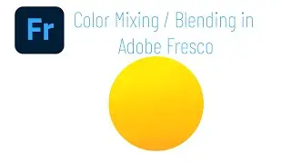 Color mixing /Blending in Adobe fresco for beginners