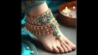 beautiful bridal anklet designs #short #ankletdesigns #fashion viral #trendingshorts