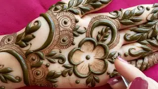 Very Beautiful Indo Arabic Mehndi Design ll Floral Gulf Mehndi Design ll Full Hand Mehndi ll Mehndi 