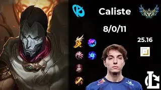 Jhin ADC - KC Caliste | Patch 25.16 EUW Challenger
