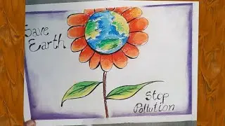 How to draw Save Tree |Save Plant |Save Environment | Stop Pollution | Save Earth | Save Life Poster