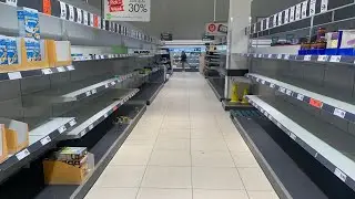Shopping at UK Lidl during the Covid-19 pandemic - 20 March 2020