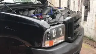Ford 6.0 Diesel- Crank No Start!! Seized AC Compressor! Fix!