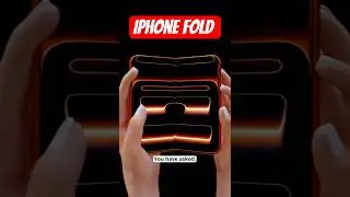 iPhone 18 Fold &ndash; утечки о складном дизайне iPhone от Apple #shorts