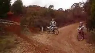 Shannon nailing log jump at Hampton Oberon