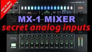 Secret analog audio input for MX-1