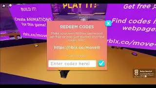 NEW ROBLOX FREE ITEM CODE FOR THE BUILD IT PLAY IT EVENT