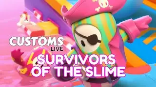 FALL GUYS LIVE | SURVIVORS OF THE SLIME | CUSTOMS | LIVE STREAM
