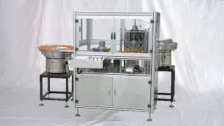 Smart caps mineral bottles waters lids assembly machine high speed wadding equipment 聰明蓋組裝機全自動配套設備